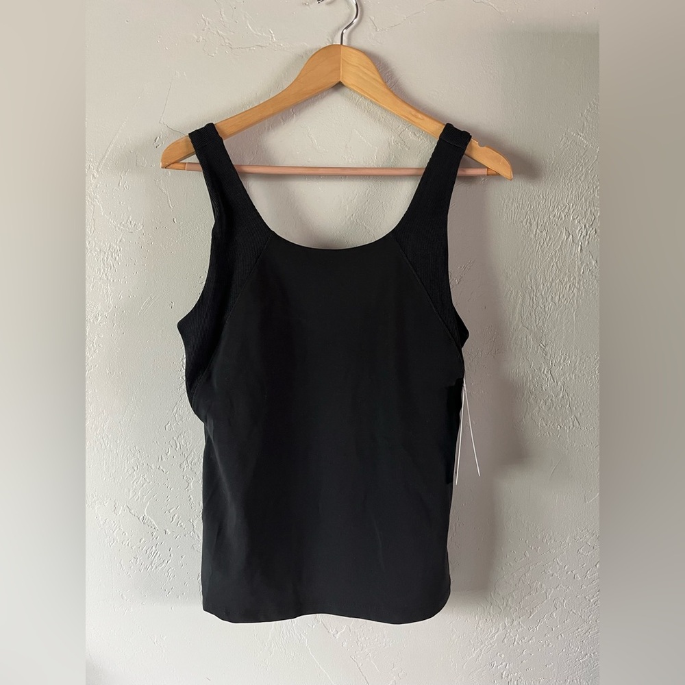 RBX Active Women Black Workout Tank Top Removable Padding Size M
